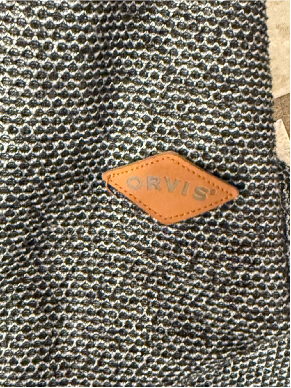 Orvis Classic Collection Men’s Gray Sherpa Fleece Lined 1/4 Zip Pullover Sz M - Picture 9 of 10